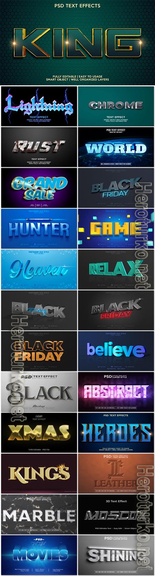 Psd text effect set vol 23
