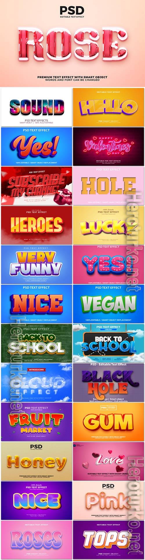 Psd text effect set vol 27