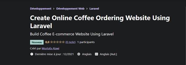 Udemy - Create Online Coffee Ordering Website Using Laravel