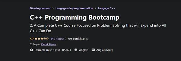 Derek Banas - C++ Programming Bootcamp