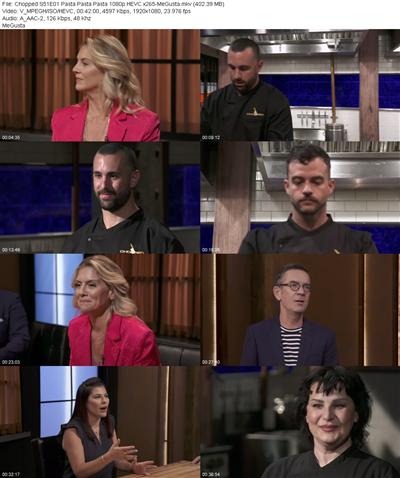 Chopped S51E01 Pasta Pasta Pasta 1080p HEVC x265 