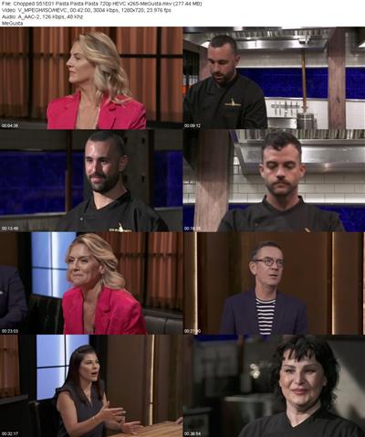 Chopped S51E01 Pasta Pasta Pasta 720p HEVC x265 