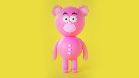 Blender 3D - Easy Cartoon Bear Character