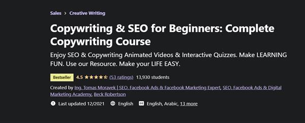 Copywriting & SEO for Beginners - Complete Copywriting Course