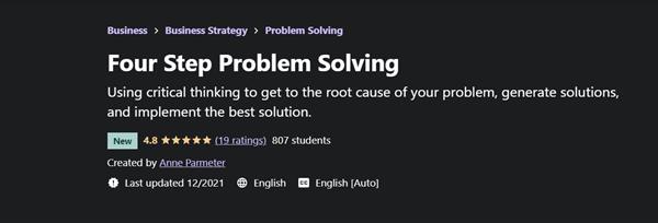 Anne Parmeter - Four Step Problem Solving