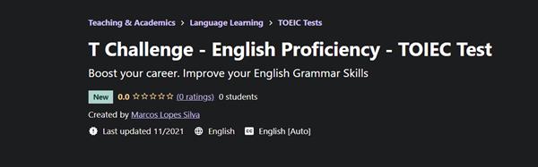 T Challenge - English Proficiency - TOIEC Test ✮