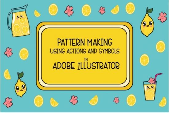 Actions and Symbols in Illustrator to Help with Pattern Making !