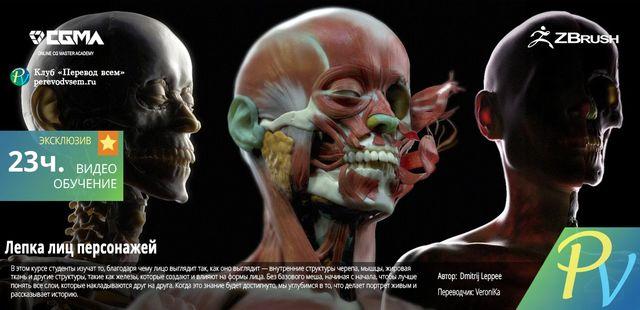 Лепка лиц персонажей / Character Facial Sculpting Week 1-2 (2020) PCRec