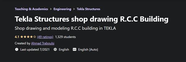 Ahmad Traboulsi - Tekla Structures Shop Drawing R.C.C Building