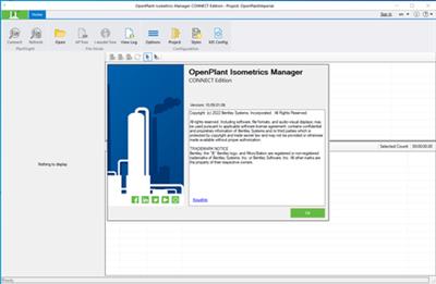 OpenPlant Isometrics Manager CONNECT Edition Update 9.1 (10.09.01.06)
