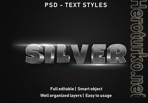 3d silver text effects style psd 3d silver text effects style psd