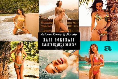 Bali Portrait Photoshop Action & Lightrom Presets