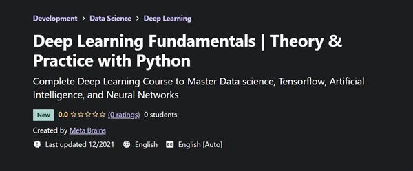 Deep Learning Fundamentals - Theory & Practice with Python