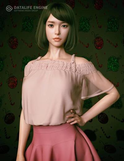 SHIRLEY LEE CHARACTER WITH HAIR FOR GENESIS 8 AND 8.1 FEMALE