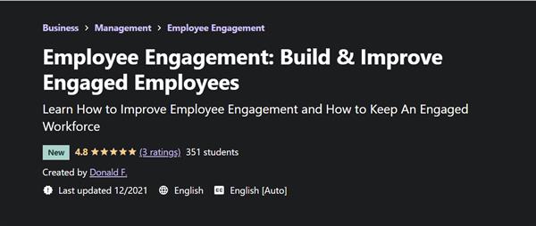 Employee Engagement - Build & Improve Engaged Employees