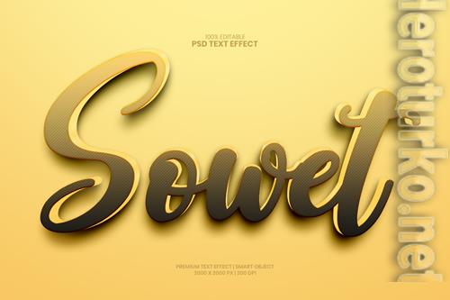 Sowet editable premium psd text effect maker Sowet editable premium psd text effect maker