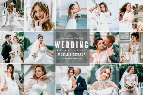 Bright Wedding Actions and Lightroom Presets