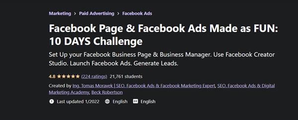 Facebook Page & Facebook Ads Made as FUN - 10 DAYS Challenge
