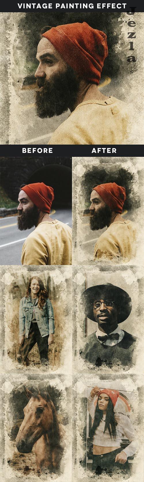 Vintage Painting Effect - 23860623