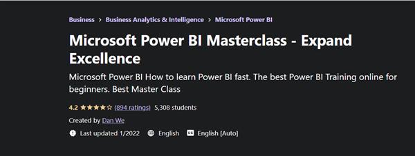 Microsoft Power BI Masterclass - Expand Excellence 2022