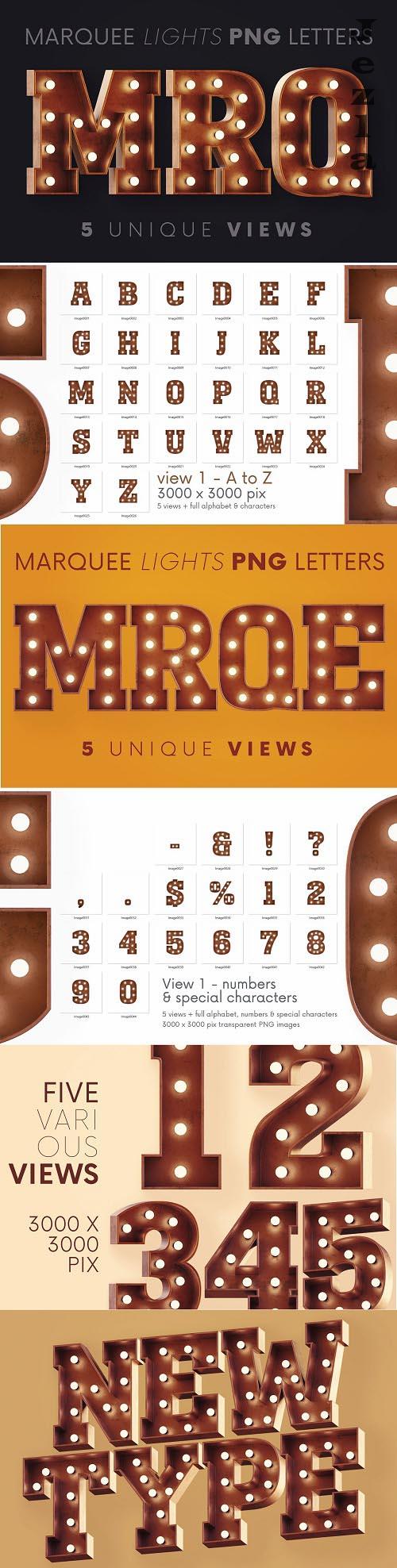 Marquee Lights - 3D Lettering - 6220141