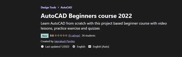 Jaiprakash Pandey - AutoCAD Beginners Course 2022