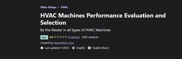Udemy - HVAC Machines Performance Evaluation and Selection