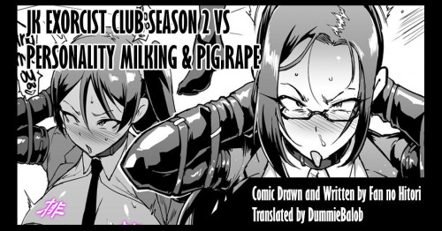 JK Taimabu Season 2 VS Personality Milking  Pig Rape Hentai Comic