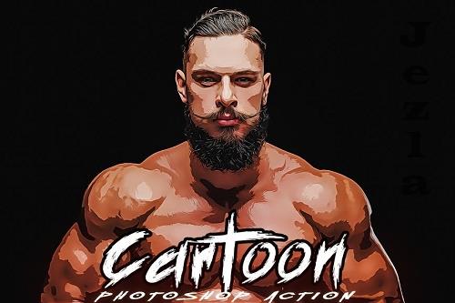 Vector Cartoon Photoshop Action