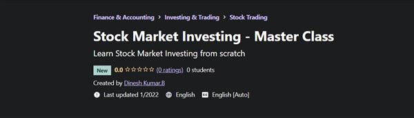 Dinesh Kumar.B - Stock Market Investing - Master Class