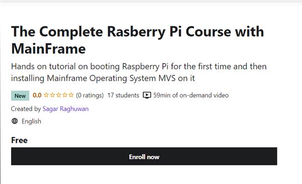 Sagar Raghuwan – The Complete Rasberry Pi Course with MainFrame