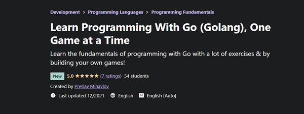 Learn Programming With Go (Golang) - One Game at a Time