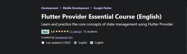 Sangwook Cho - Flutter Provider Essential Course (English)