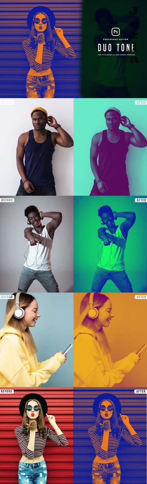 Duo Tone Photoshop Action