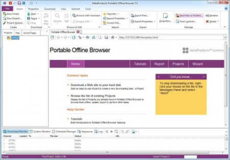 MetaProducts Portable Offline Browser 8.2.4914 Multilingual