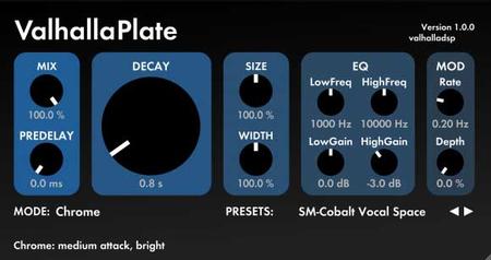 Valhalla DSP Valhalla Plate v1.6.5 macOS