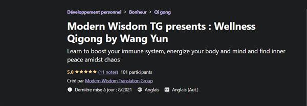 Modern Wisdom TG presents - Wellness Qigong by Wang Yun