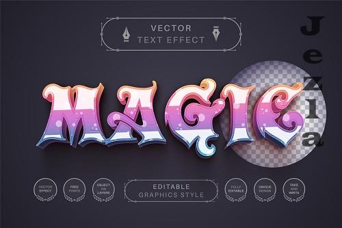 Magic Unicorn - Editable Text Effect - 6823347