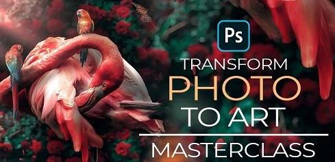SkillShare - Fine Art Funky Flamingo in Photoshop Masterclass