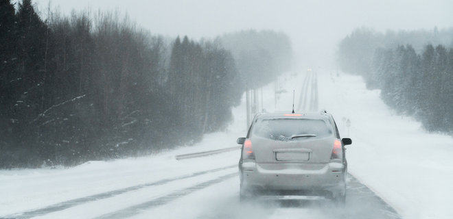 В Украину идут снегопады. В Киеве водителей просят не садиться за руль – карта погоды