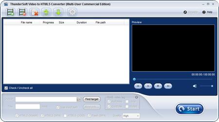 ThunderSoft Video to HTML5 Converter 3.8.0