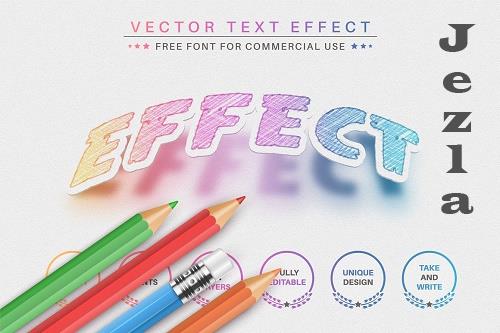 Rainbow Paper - Editable Text Effect - 6830837