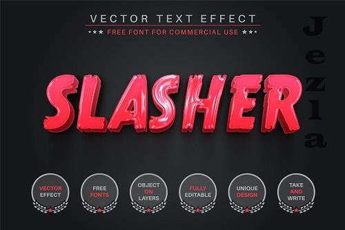 Blood Slasher - Editable Text Effect - 6832690