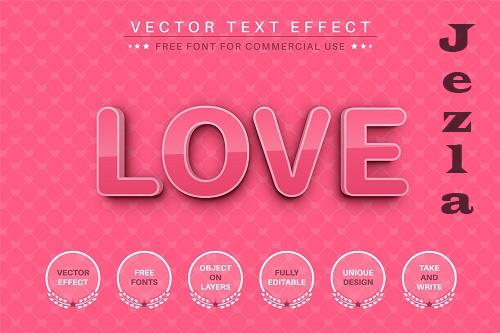 3D Pink - Editable Text Effect - 6832511