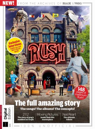 Music Magazine Classic Rock & Prog Present Rush - Second Edition, 2021