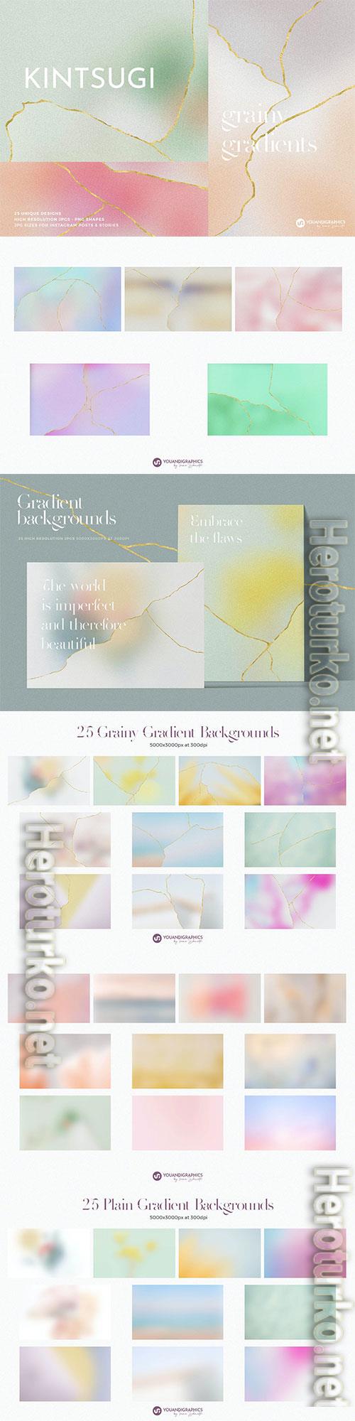 Kintsugi Gradient Backgrounds
