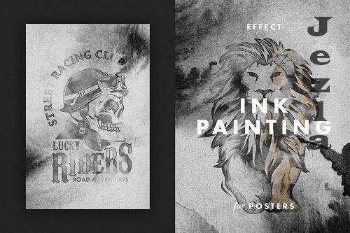 Ink Painting Effect for Posters - 6770377