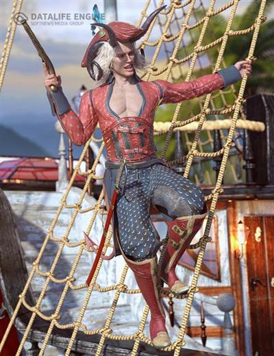 TORRIDUS OUTFIT FOR GENESIS 8 AND 8.1 MALE AND TORMENT