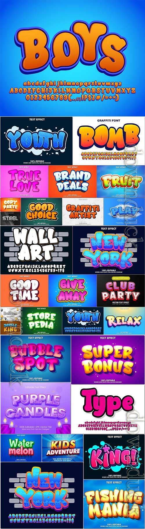 3d editable text style effect vector vol 907 3d editable text style effect vector vol 907