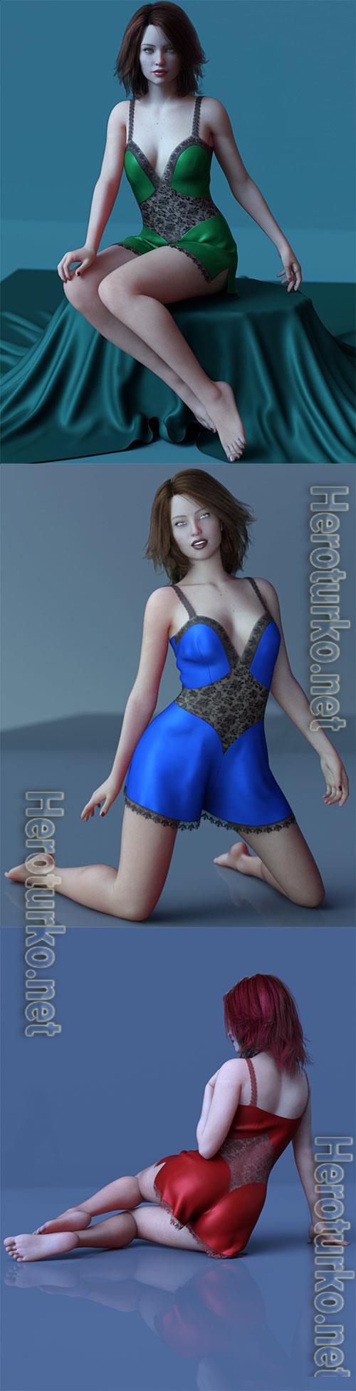 dForce Lace Teddy for Genesis 8 Female dForce Lace Teddy for Genesis 8 Female